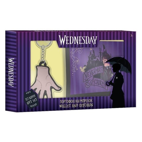 ⁨Portfel z breloczkiem Wednesday⁩ w sklepie Wasserman.eu
