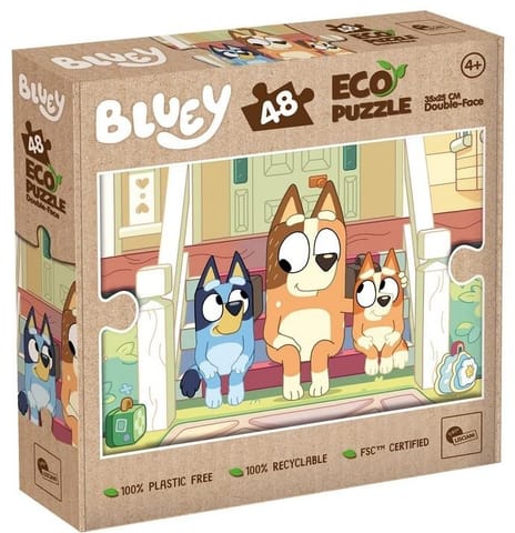 ⁨Puzzle 48 Bluey Eko dwustronne⁩ w sklepie Wasserman.eu