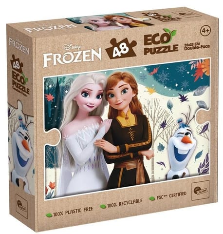 ⁨Puzzle 48 Frozen Eko dwustronne⁩ w sklepie Wasserman.eu