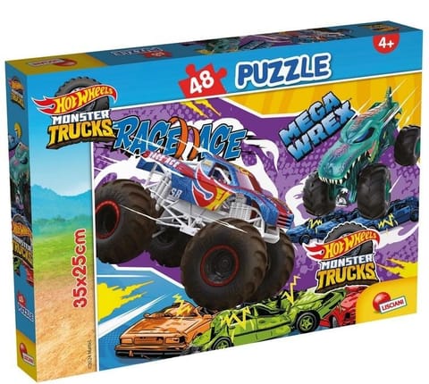 ⁨Puzzle 48 Hot Wheels⁩ w sklepie Wasserman.eu