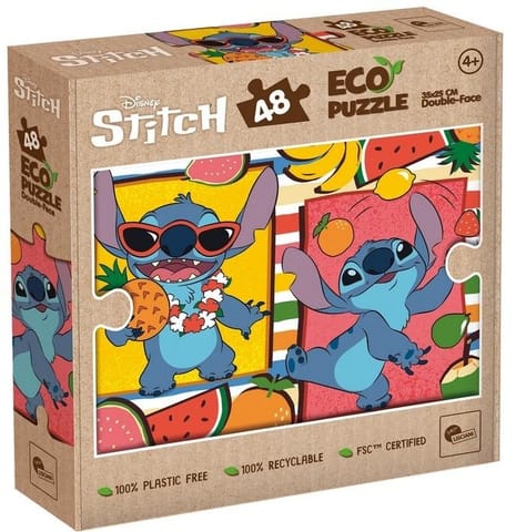 ⁨Puzzle 48 Stitch Eko dwustronne⁩ w sklepie Wasserman.eu