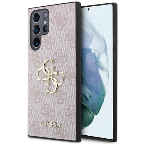 ⁨Guess GUHCS24L4GMGPI S24 Ultra S928różowy/pink hardcase 4G Big Metal Logo⁩ w sklepie Wasserman.eu