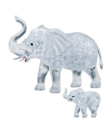 ⁨Crystal puzzle Słonie⁩ w sklepie Wasserman.eu