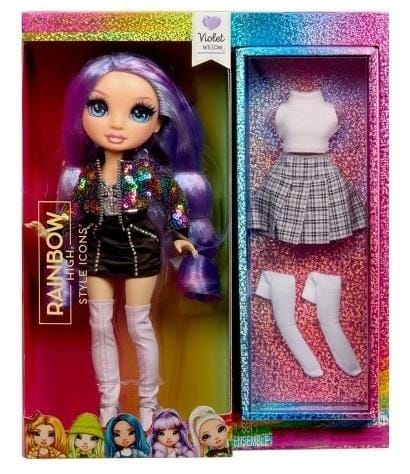⁨Rainbow High - Violet Doll⁩ w sklepie Wasserman.eu