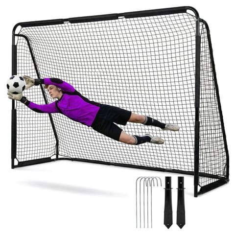 ⁨Bramka piłkarska  300 X 200 cm GALMA czarna⁩ w sklepie Wasserman.eu