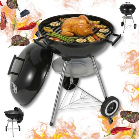 ⁨GRILL WĘGLOWY Z POKRYWĄ 41cm KINGHOFF KH-2033⁩ w sklepie Wasserman.eu