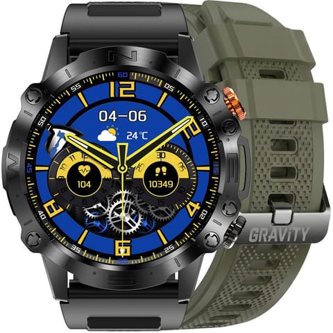 ⁨SMARTWATCH MĘSKI GRAVITY GT20-7 - AMOLED, DODATKOWY PASEK (sg024g)⁩ w sklepie Wasserman.eu