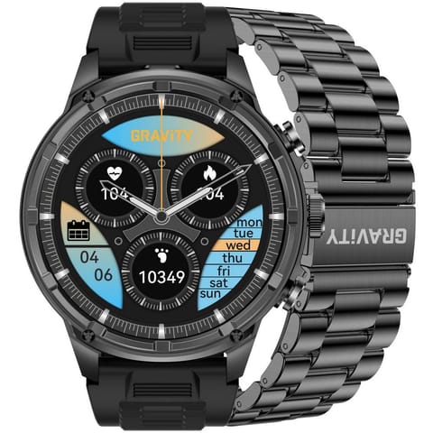 ⁨SMARTWATCH MĘSKI GRAVITY GT41-1 - BLUETOOTH CALL, DODATKOWA BRANSOLETA (sg053a)⁩ w sklepie Wasserman.eu