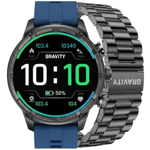 ⁨SMARTWATCH MĘSKI GRAVITY GT41-2 - BLUETOOTH CALL, DODATKOWA BRANSOLETA (sg053b)⁩ w sklepie Wasserman.eu
