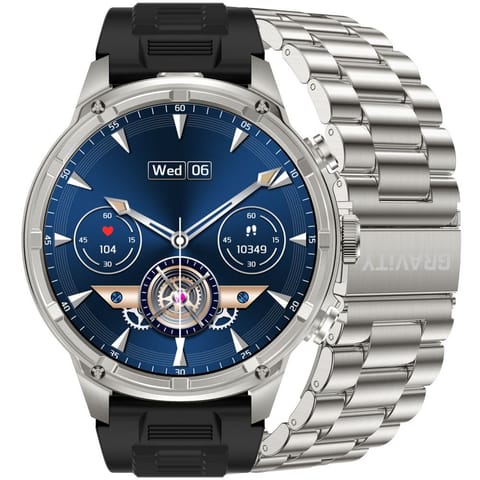 ⁨SMARTWATCH MĘSKI GRAVITY GT41-3 - BLUETOOTH CALL, DODATKOWA BRANSOLETA (sg053c)⁩ w sklepie Wasserman.eu