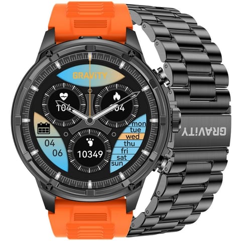 ⁨SMARTWATCH MĘSKI GRAVITY GT41-4 - BLUETOOTH CALL, DODATKOWA BRANSOLETA (sg053d)⁩ w sklepie Wasserman.eu