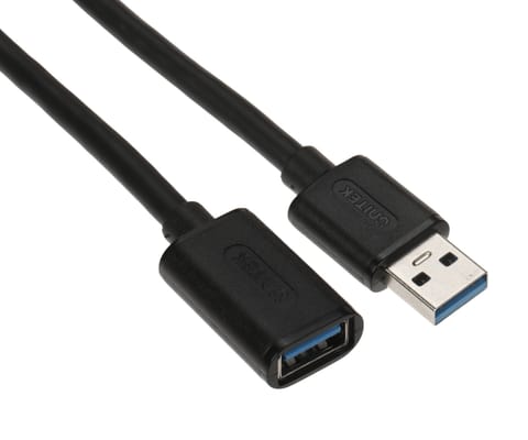 ⁨PRZEWÓD Y-C1479BBK03 WTYK USB-A / GNIAZDO USB-A 3 m 3.0 UNITEK⁩ w sklepie Wasserman.eu