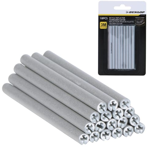 ⁨ODBLASKI NA SZPRYCHY RURKI ODBLASKOWE ROWEROWE 18SZT DUNLOP⁩ w sklepie Wasserman.eu