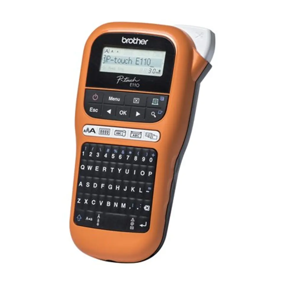 ⁨Brother Industrial durable label maker PTE110VP Thermal, Label Printer, Orange⁩ w sklepie Wasserman.eu