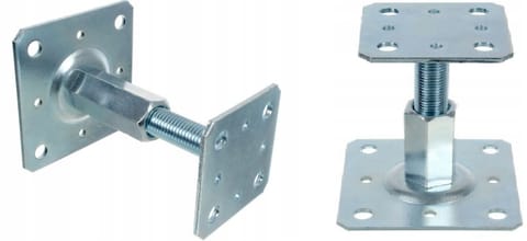 ⁨PODSTAWA SŁUPA 110*110 PRZYKRĘCANO-PRZYKRĘCANA Z REGALIUCJĄ⁩ w sklepie Wasserman.eu