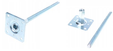 ⁨PODSTAWA SŁUPA 80X80, 20*500 PRZYKRĘCANO-ZATAPIANA Z REG⁩ w sklepie Wasserman.eu