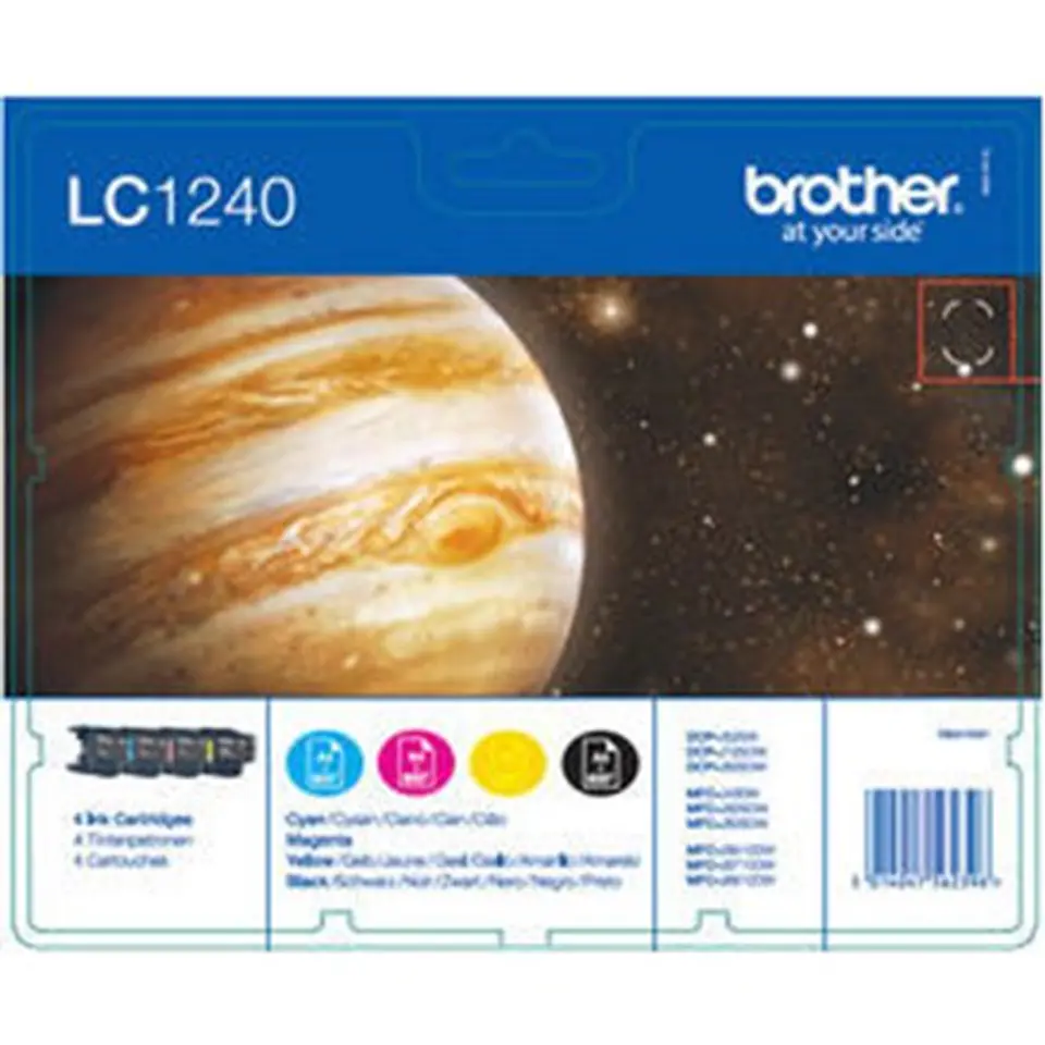 ⁨Brother LC | 1240 Value-Pack | Black | Yellow | Cyan | Magenta | Ink cartridge | 600 pages⁩ w sklepie Wasserman.eu