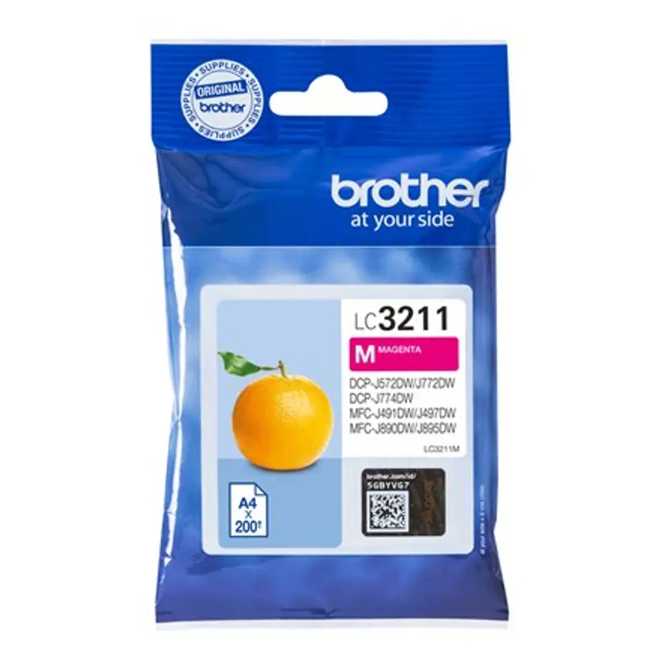 ⁨Brother LC3211M Inkjet cartridge, Magenta⁩ at Wasserman.eu