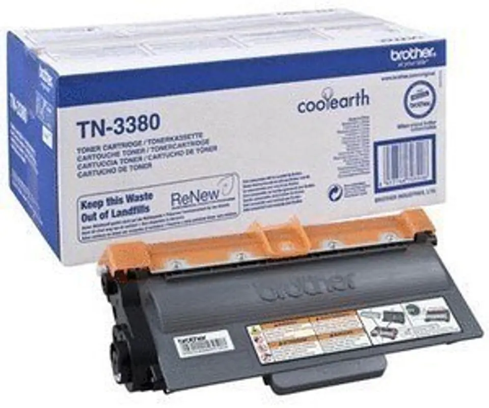 ⁨Brother TN-3380 Toner Cartridge, Black⁩ at Wasserman.eu