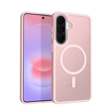 ⁨Crong Hybrid Matte Magnetic - Etui MagSafe Samsung Galaxy A37 / A36 (różowy)⁩ w sklepie Wasserman.eu