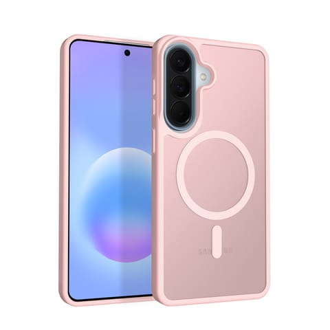 ⁨Crong Hybrid Matte Magnetic - Etui MagSafe Samsung Galaxy A57 (różowy)⁩ w sklepie Wasserman.eu