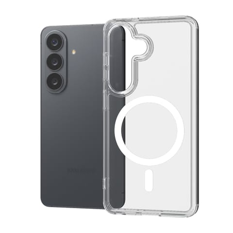 ⁨Crong Hybrid Clear Magnetic - Etui MagSafe Samsung Galaxy S26 (przezroczysty)⁩ w sklepie Wasserman.eu