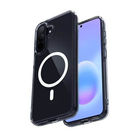 ⁨Crong Hybrid Clear Magnetic - Etui MagSafe Samsung Galaxy A57 (przezroczysty)⁩ w sklepie Wasserman.eu