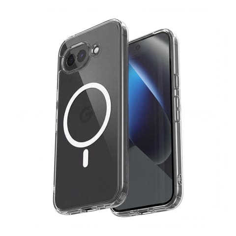 ⁨Crong Hybrid Clear Magnetic - Etui MagSafe Google Pixel 10a (przezroczysty)⁩ w sklepie Wasserman.eu