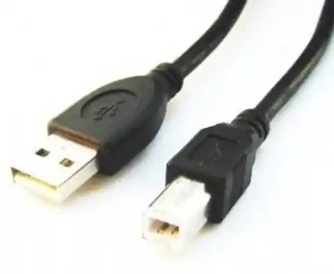 ⁨USB cable 2.0 Type AB AM-BM 1.8m black⁩ at Wasserman.eu