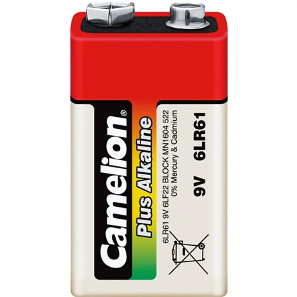 ⁨Camelion 9V/6LR61, Plus Alkaline 6LR61, 1 pc(s)⁩ at Wasserman.eu