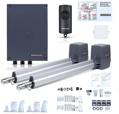 ⁨Zestaw Hormann Rotamatic 2 868MHz BiSecure do 5m bram dwuskrzydłowych⁩ w sklepie Wasserman.eu