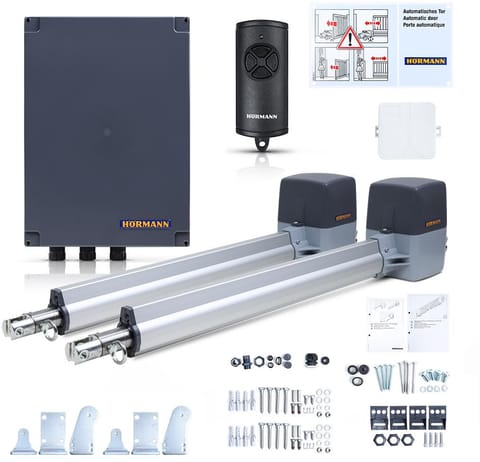 ⁨Zestaw Hormann Rotamatic PL2 868MHz BiSecure do 8m bram dwuskrzydłowych⁩ w sklepie Wasserman.eu