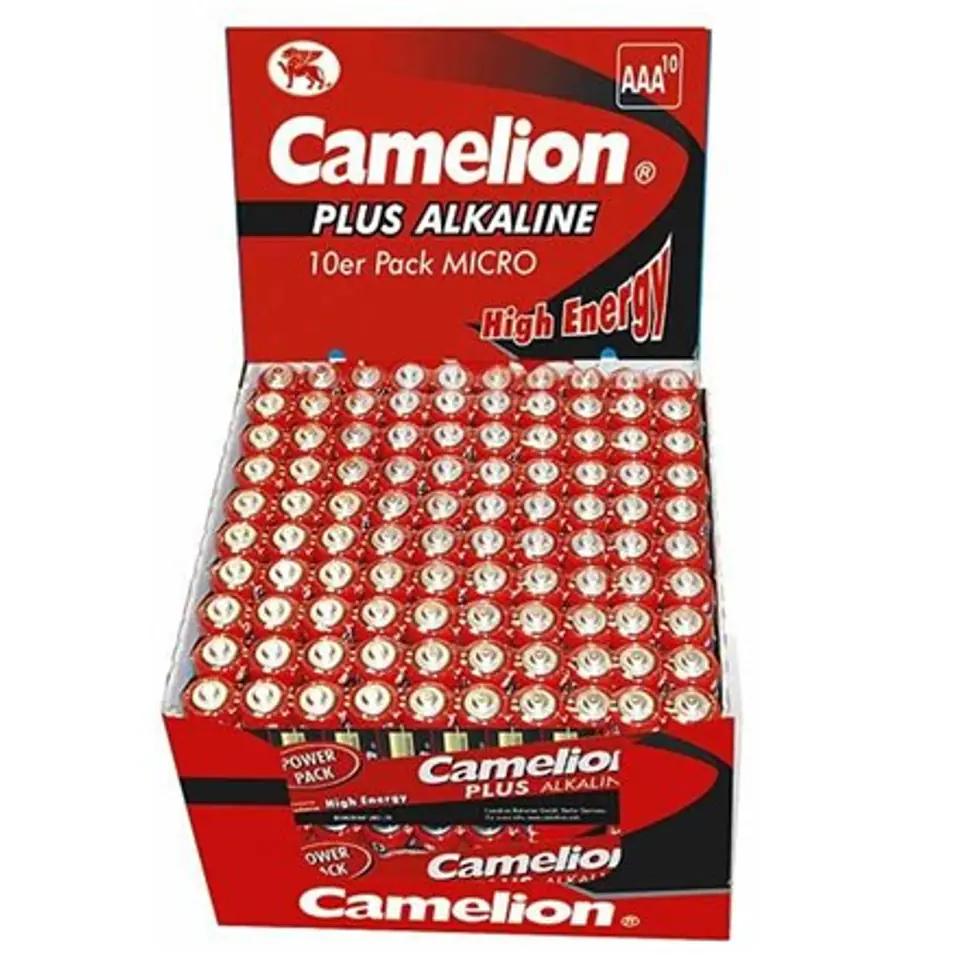 ⁨Camelion AAA/LR03, 1170 mAh, Plus Alkaline, 200 pc(s)⁩ at Wasserman.eu