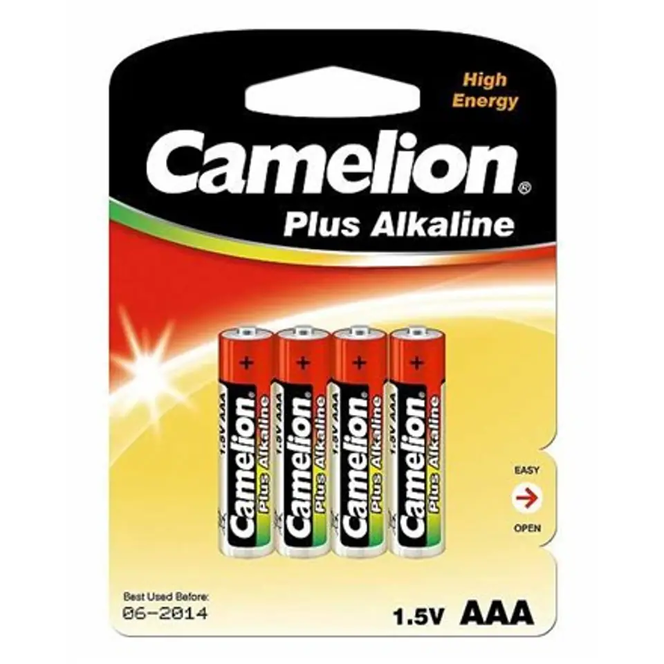 ⁨Camelion AAA/LR03, Plus Alkaline, 4 pc(s)⁩ at Wasserman.eu