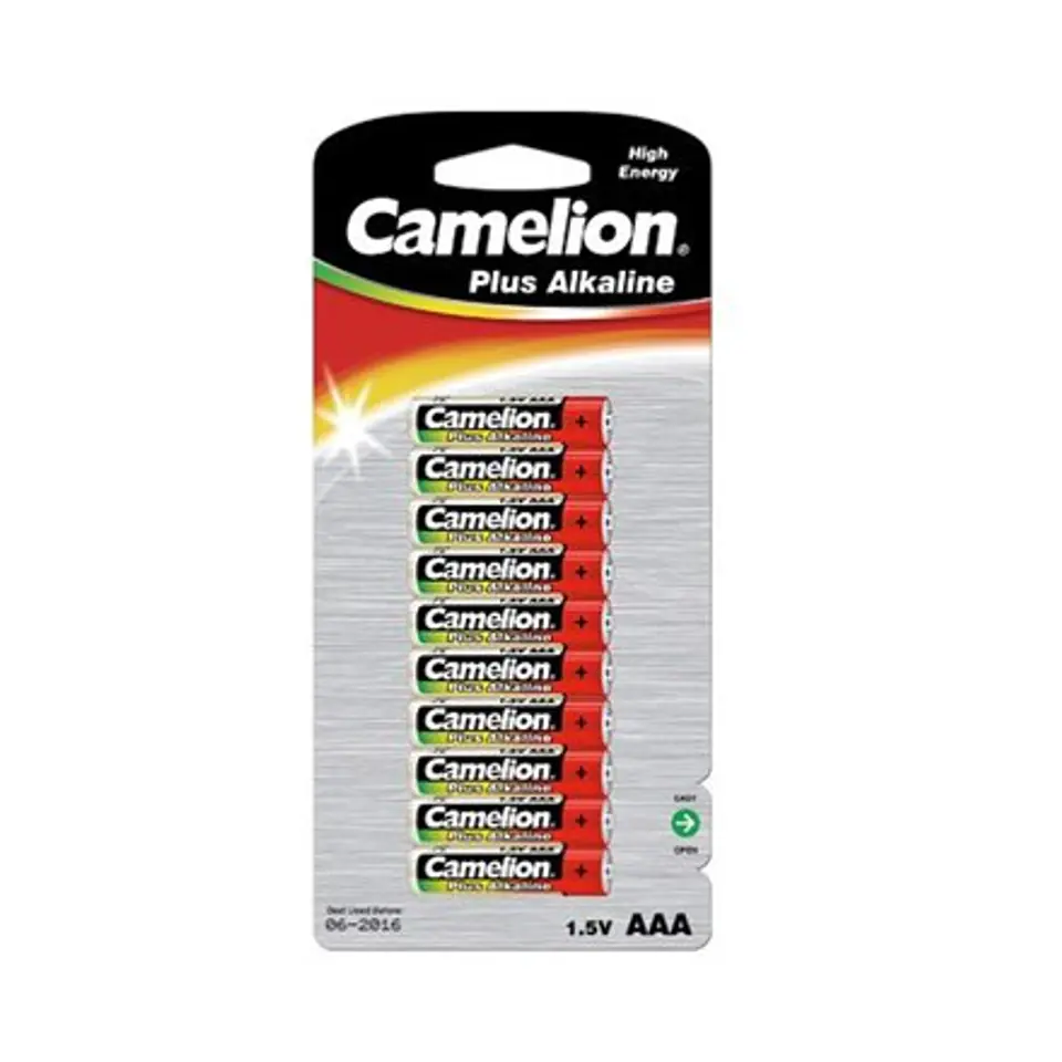 ⁨Camelion | AAA/LR03 | Plus Alkaline | 10 szt. | LR03-BP10⁩ w sklepie Wasserman.eu