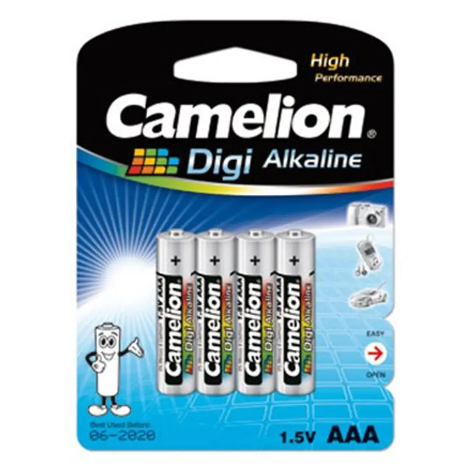 ⁨Camelion LR03-BP4DG AAA/LR03, Digi Alkaline, 4 pc(s)⁩ at Wasserman.eu