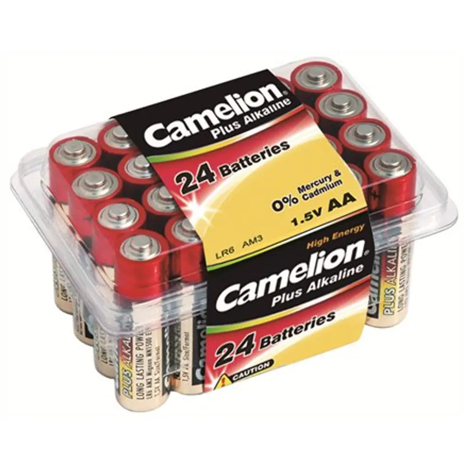 ⁨Camelion | AA/LR6 | Plus Alkaline | 24 pc(s) | LR6-PB24⁩ w sklepie Wasserman.eu