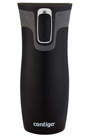 ⁨Kubek termiczny podwójne ścianki Contigo West Loop, Matte Black 470 ml⁩ w sklepie Wasserman.eu