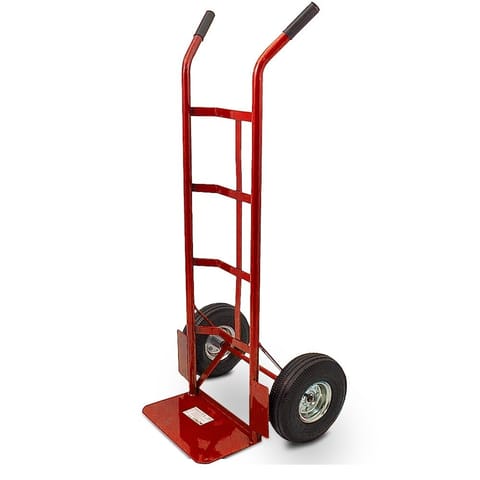 ⁨Wózek transportowy 200 kg stalowy 2 koła pompowane magazynowy do ładunków⁩ w sklepie Wasserman.eu