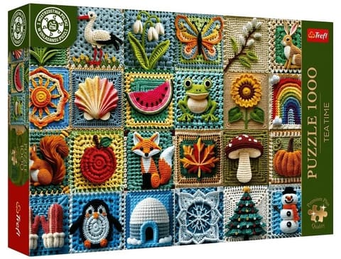 ⁨Puzzle 1000 Tea Time: Szydełkowanie⁩ w sklepie Wasserman.eu