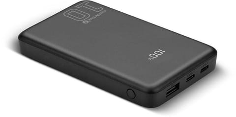 ⁨Powerbank everActive Energy Bank EB-11QB 10000 mAh 22,5 W 2x USB-A USB-C czarny⁩ w sklepie Wasserman.eu