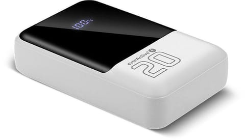 ⁨Powerbank everActive Energy Bank EB-20Q 20000 mAh 22,5 W 2x USB-A USB-C biały⁩ w sklepie Wasserman.eu
