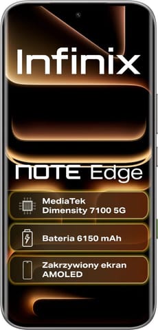 ⁨Telefon Infinix Note Edge 8/256GB Lunar Titanium⁩ w sklepie Wasserman.eu