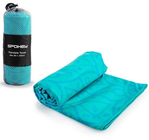 ⁨Ręcznik Spokey Mandala 80x160cm (kolor Niebieski, rozmiar 80x160cm)⁩ w sklepie Wasserman.eu