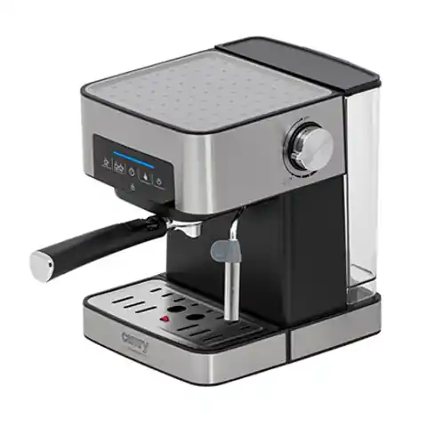 ⁨Camry Espresso and Cappuccino Coffee Machine CR 4410 Pump pressure 15 bar, Built-in milk frother, Drip, 850 W, Black/Stainless s⁩ w sklepie Wasserman.eu