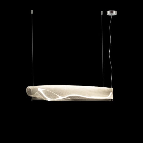 ⁨Lampa wisząca Cortina No.2 (Barwa światła delikatnie ciepła, Kolor transparentny, Możliwość ściemniania nie)⁩ w sklepie Wasserman.eu