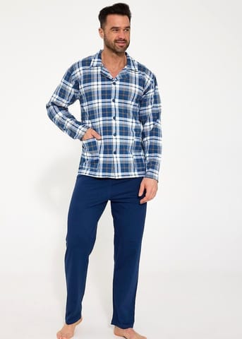 ⁨PIŻAMA CORNETTE PM-114/83 (kolor jeans, rozmiar L)⁩ w sklepie Wasserman.eu