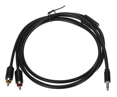 ⁨PRZEWÓD C19021BK03 2 x CINCH / Jack TRS 3.5 mm 1.5 m UNITEK⁩ w sklepie Wasserman.eu