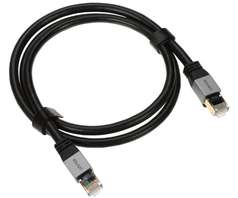 ⁨PATCHCORD C18149AGY03-1M S/FTP KAT. 8, 1.0 m UNITEK⁩ w sklepie Wasserman.eu