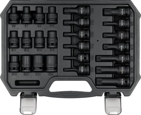 ⁨ZESTAW NARZĘDZI UDAROWYCH 1/2' 25 ELEMENTÓW⁩ w sklepie Wasserman.eu